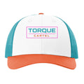 White/ Blue Hawaiin/ Pale Orange - FRONT